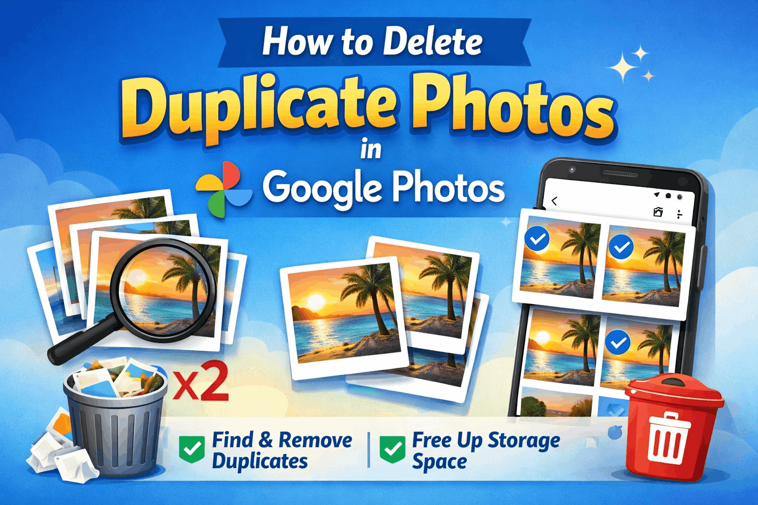How to Delete Duplicate Photos in Google Photos