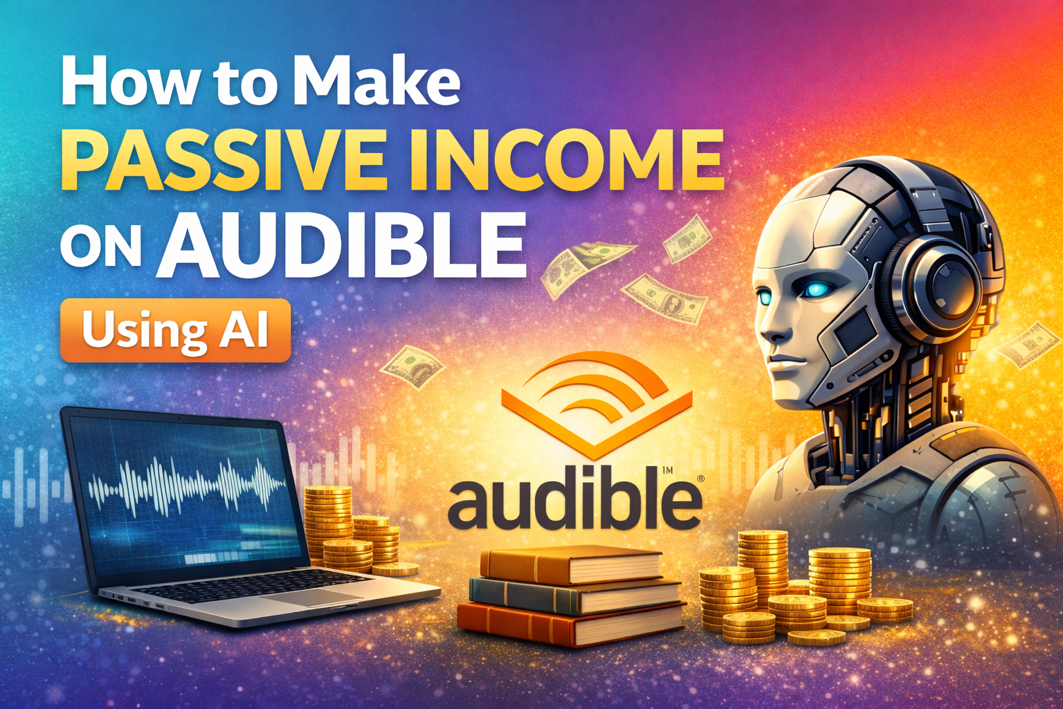 How to Make Passive Income on Audible Using AI